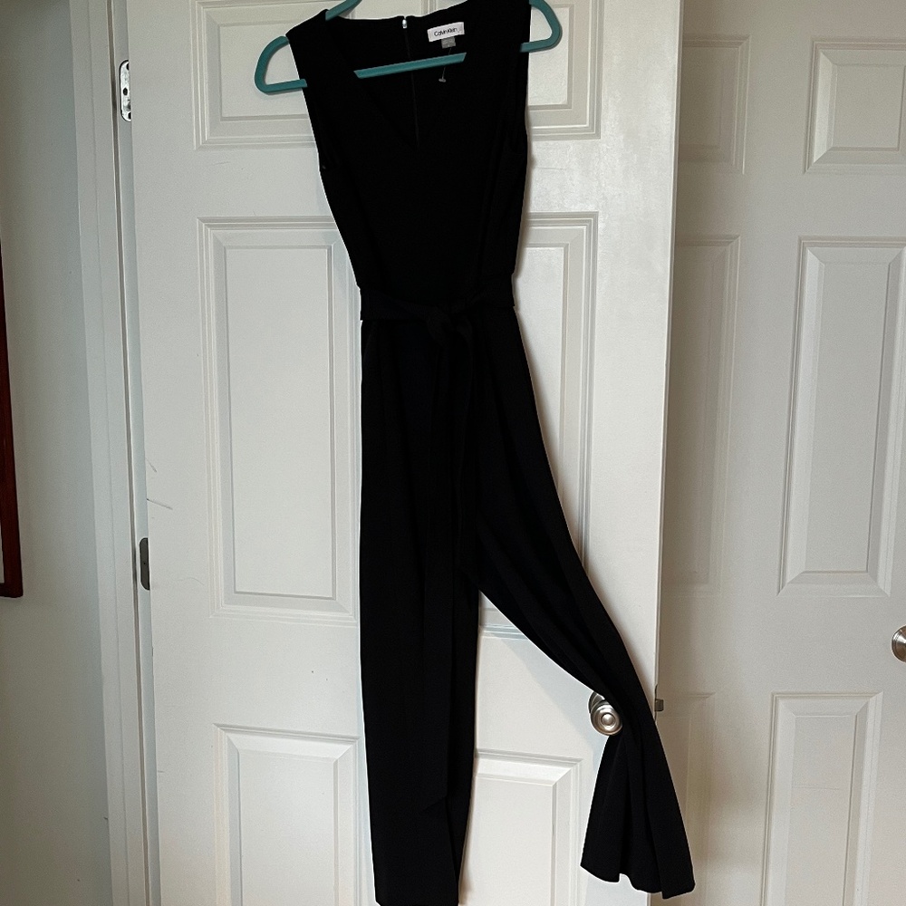 Calvin Klein black jumpsuit size 6